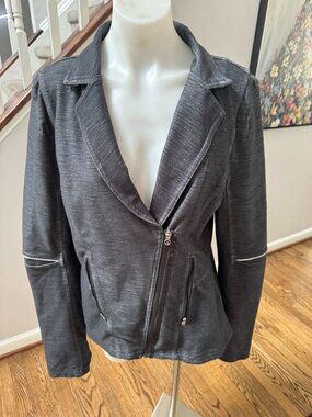 Lululemon Ride On Blazer Jacket Black / Fossil Size 12
